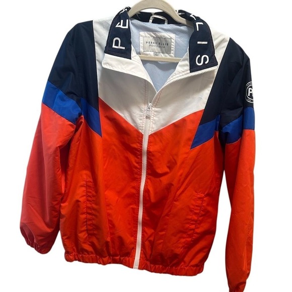 Perry Ellis Men's Windbreaker Jacket Multicolor Size S - Picture 3 of 8